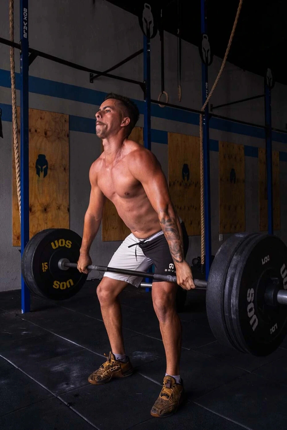 FotoBermuda Retrô Preta e OffWhite Mescla