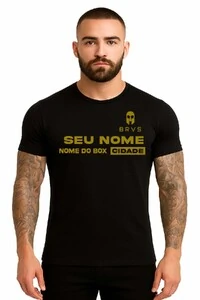 Camisa Personalizada Preta com Nome