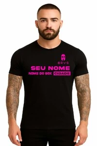 Camisa Personalizada Preta com Nome
