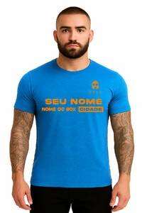 Camisa Personalizada Azul Bic com Nome