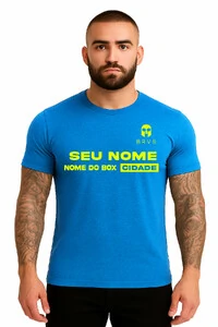 Camisa Personalizada Azul Bic com Nome