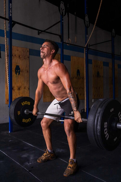 FotoBermuda Retrô Preta e OffWhite Mescla