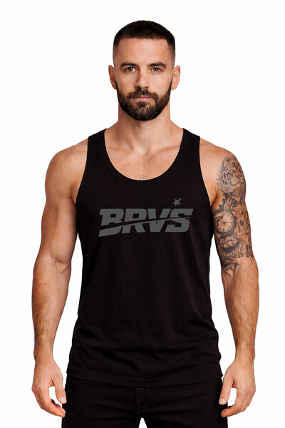 Foto Regata Bravious Star Preta e Cinza