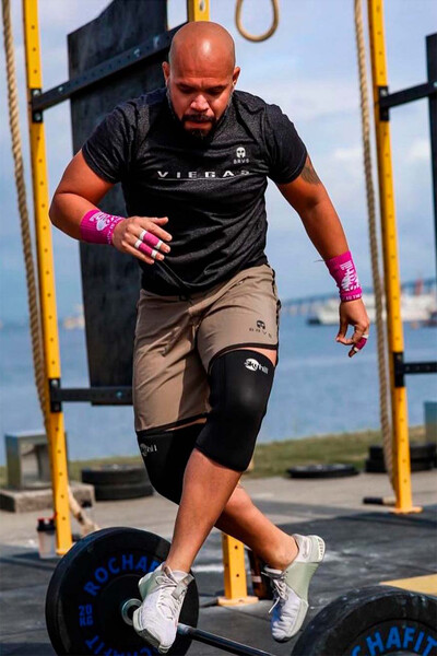 FotoBermuda Retrô Caqui e Preta