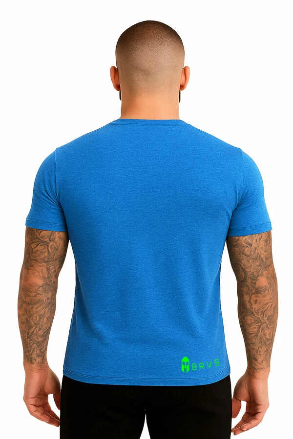 Camisa Personalizada Azul Bic com Nome