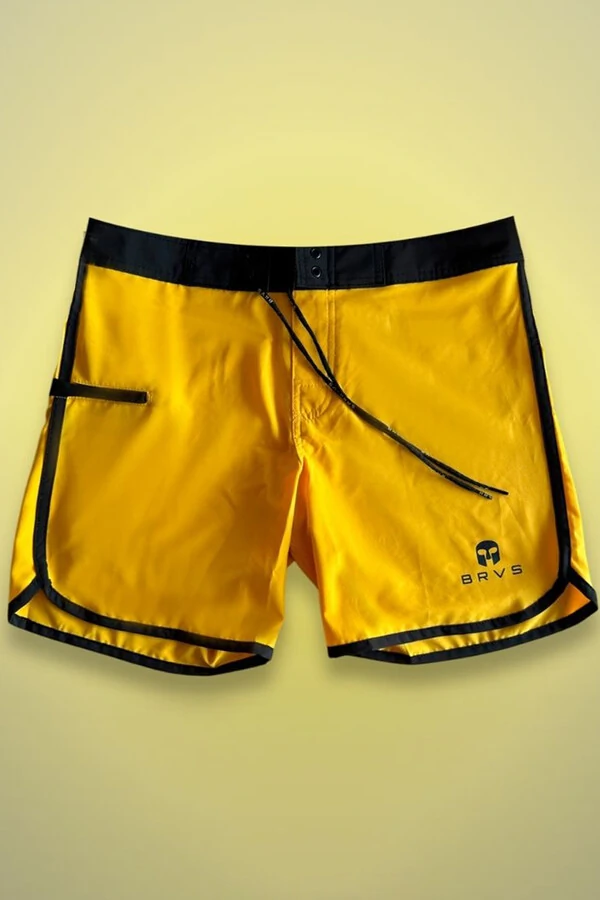 Bermuda Retrô Amarela e Preta