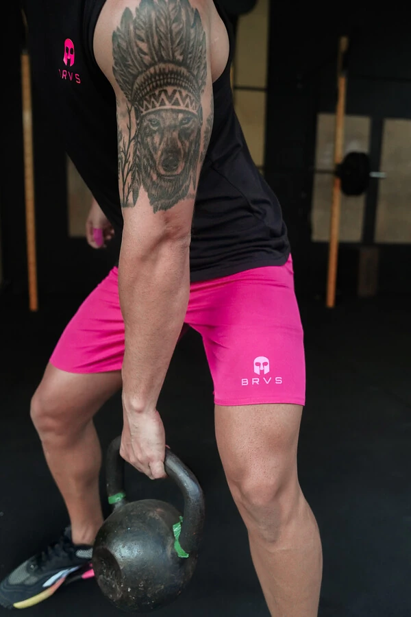 Bermuda Original Rosa e Roxa