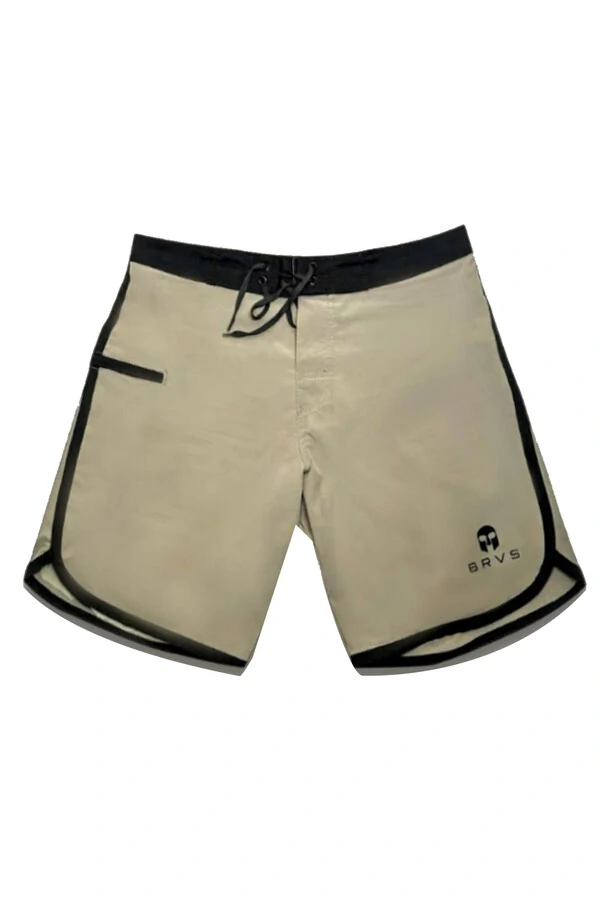 Bermuda Retrô Caqui e Preta