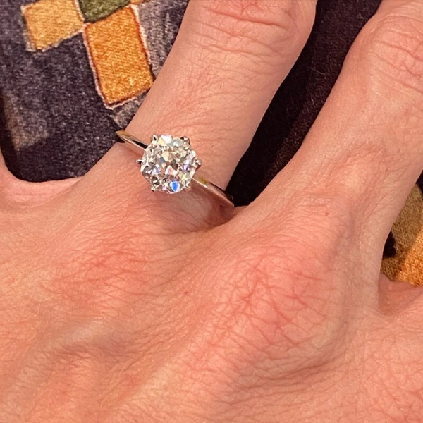 Anel Solitario Diamante de 1,48cts