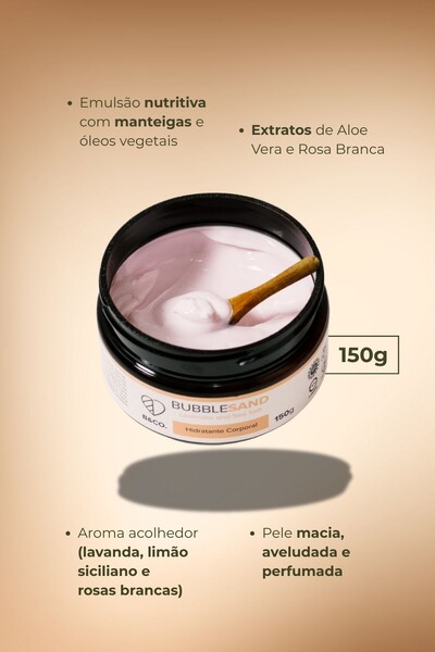 FotoHidratante Corporal BubbleSand 200g