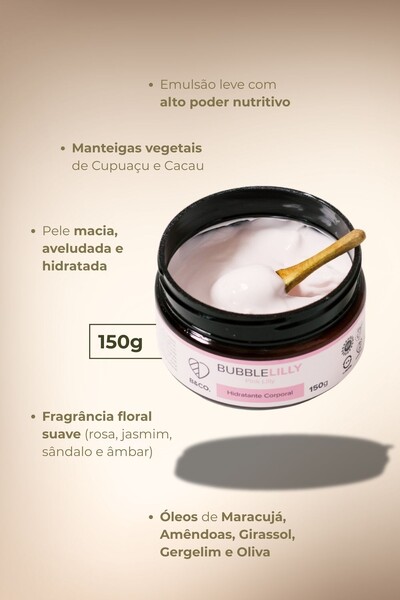 FotoHidratante Corporal BubbleLilly 200g