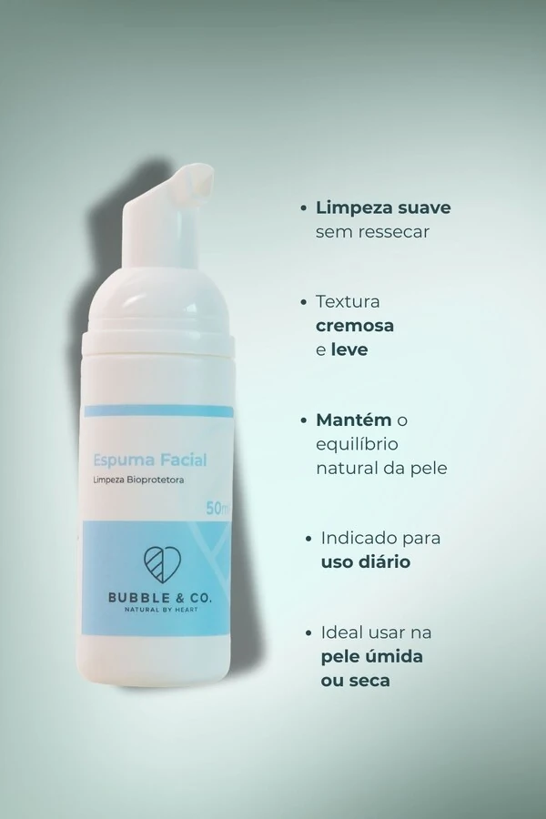 Espuma Facial Limpeza Bioprotetora