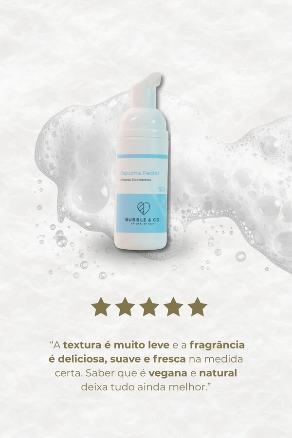Espuma Facial Limpeza Bioprotetora