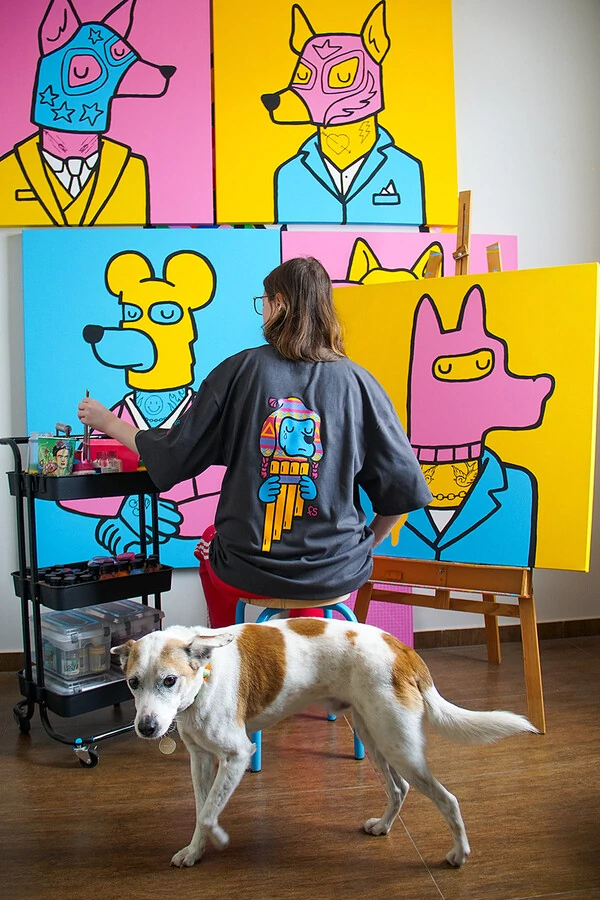 T-Shirt Oversized | Perro Latino by Segolin