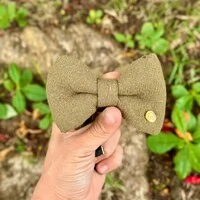 Gravata com Enchimento Verde Lia