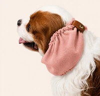 Snood Salmão Clássico - Guarda Orelhas para cachorros de orelha longa - Cavalier, Cocker