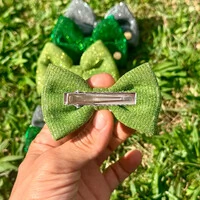 Lacinho sem enchimento Glitter Verde Oliva