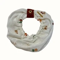 Snood Florzinhas - Guarda Orelhas para cachorros de orelha longa - Cavalier, Cocker