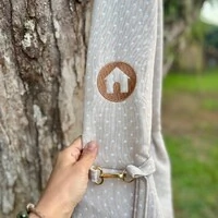 Sling Casadinho - bolinhas Nude