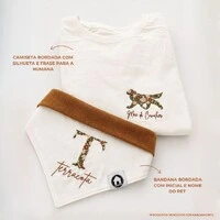 T-shirt Personalizada Mãe de Cachorro (silhueta + frase)