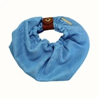 Snood Azul Celeste - Guarda Orelhas para cachorros de orelha longa - Cavalier, Cocker
