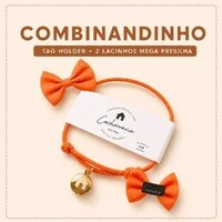 Kit Combinandinho da Maui - Tag Holder + Par de Lacinhos