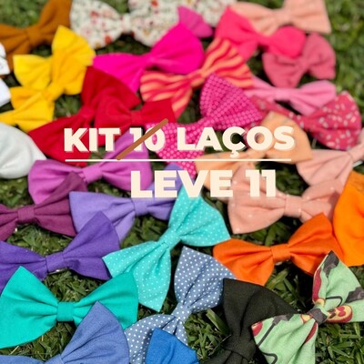 Foto Kit 10 Lacinhos + 1 BRINDE