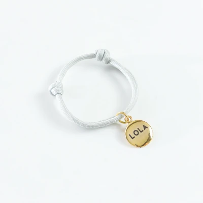 Pulseira Cinza Claro