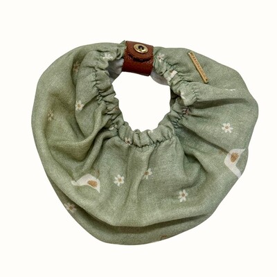 FotoSnood Patinhos e Margaridas - Guarda Orelhas para cachorros de orelha longa - Cavalier, Cocker