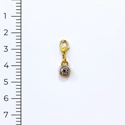 Charm Ponto de Luz Dourado