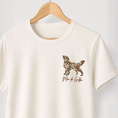 FotoT-shirt Personalizada Mãe de Cachorro (silhueta + frase)