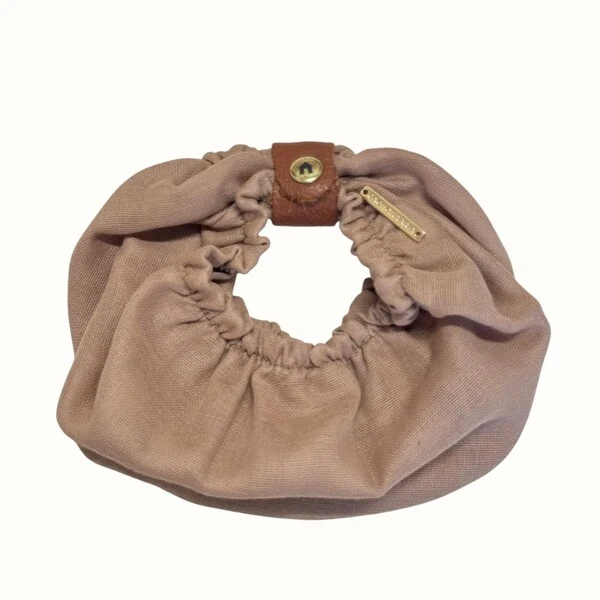 Snood Marrom Clássico - Guarda Orelhas para cachorros de orelha longa - Cavalier, Cocker