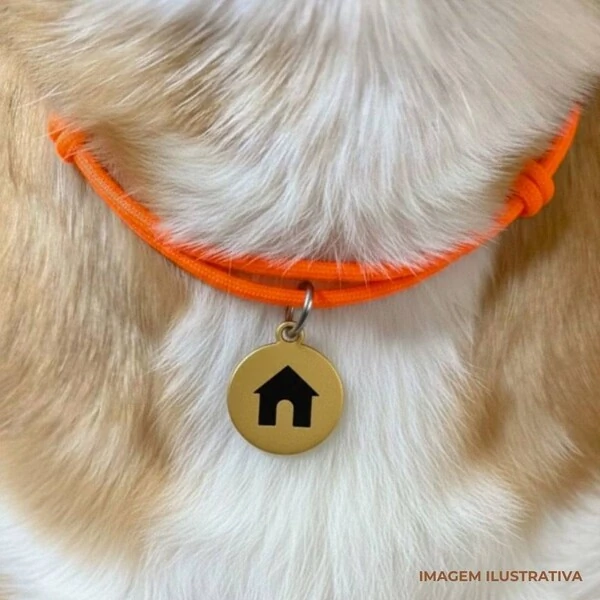Tag Holder Laranja (neon)