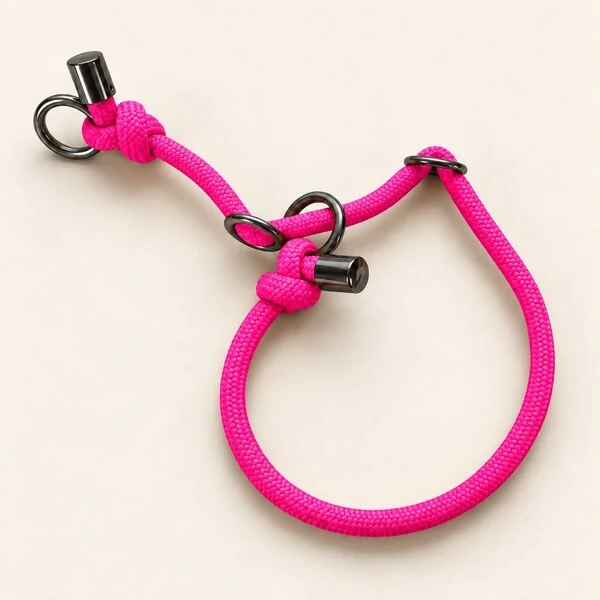 Coleira de Treino para Cachorros em Corda com Limitador – Cachorraria