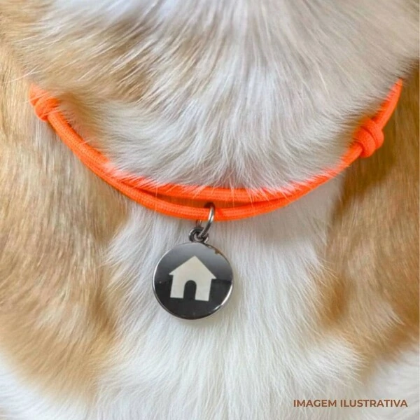 Tag Holder Laranja (neon)