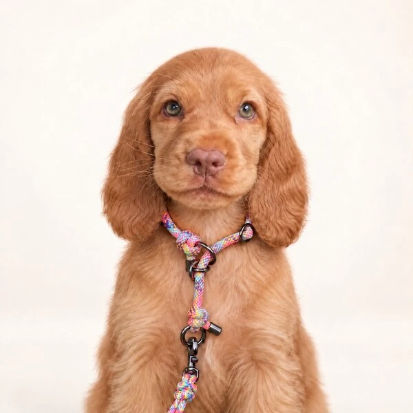 Coleira de Treino para Cachorros em Corda com Limitador – Cachorraria