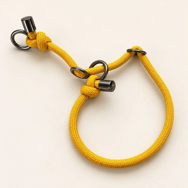 Coleira de Treino para Cachorros em Corda com Limitador – Cachorraria