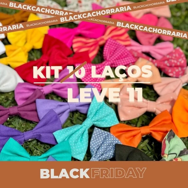 Kit 10 Lacinhos + 1 BRINDE