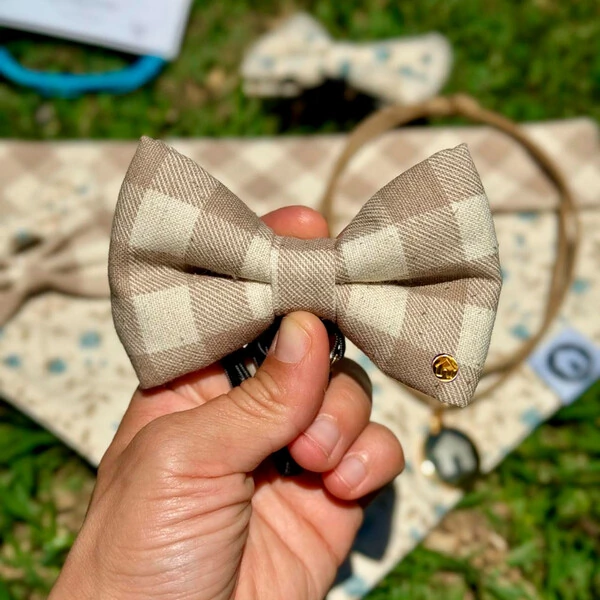 Gravata com Enchimento Erva-Doce Verso