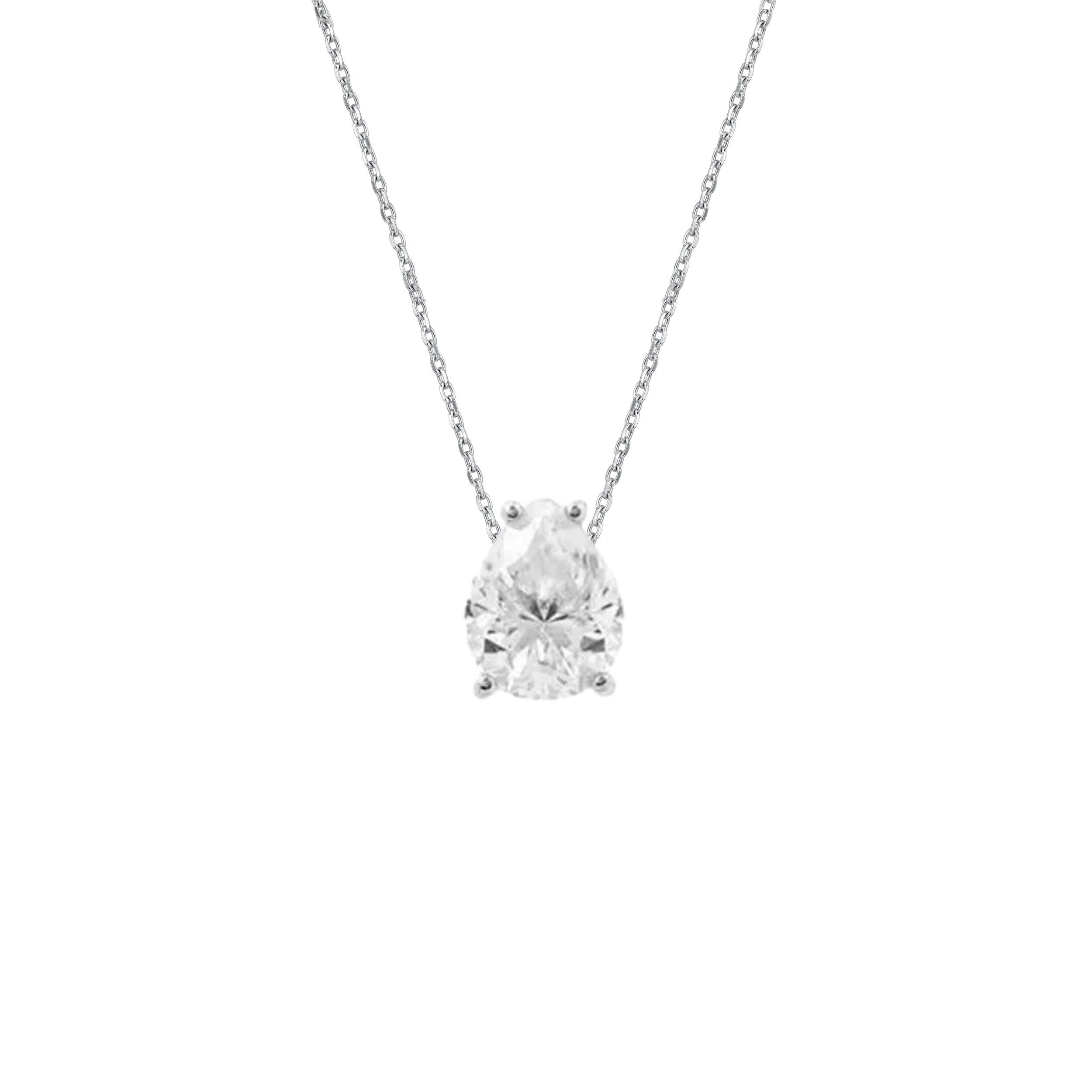 Foto Colar Gota Moissanite