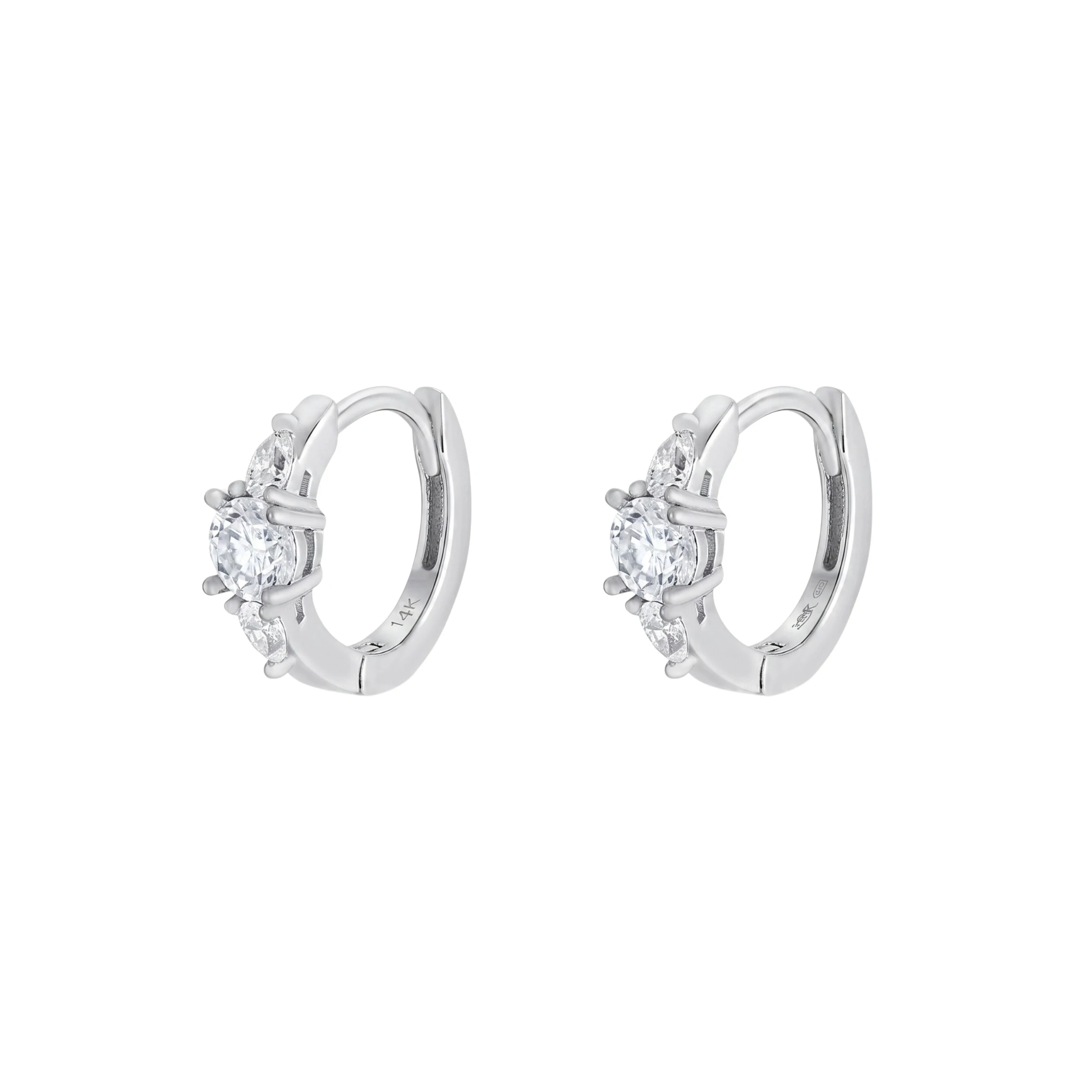 Foto Brinco Argola Fancy Moissanite