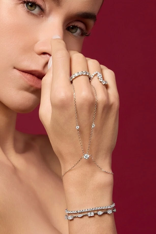 Foto Aliança Moissanite