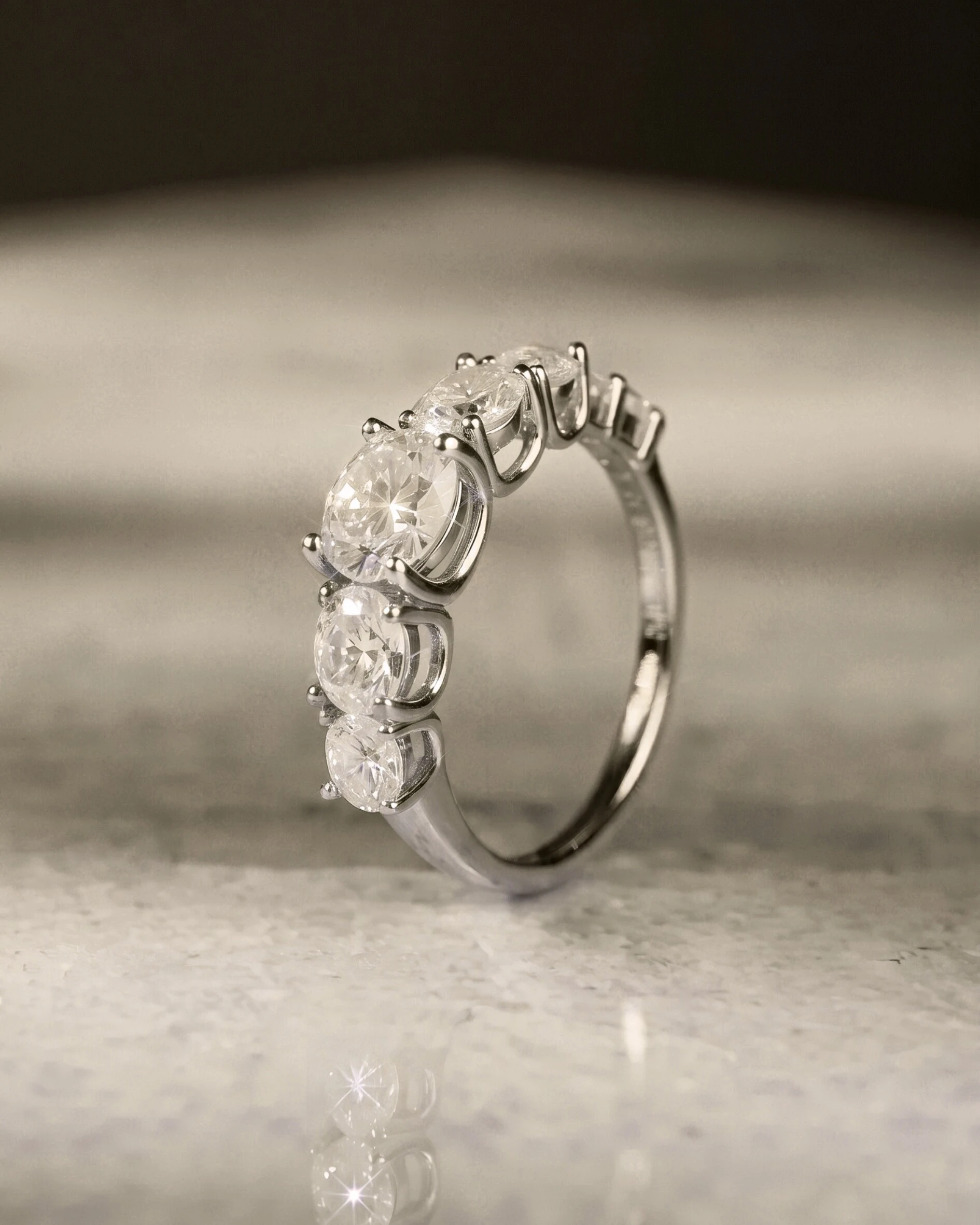Foto Anel Crown Moissanite