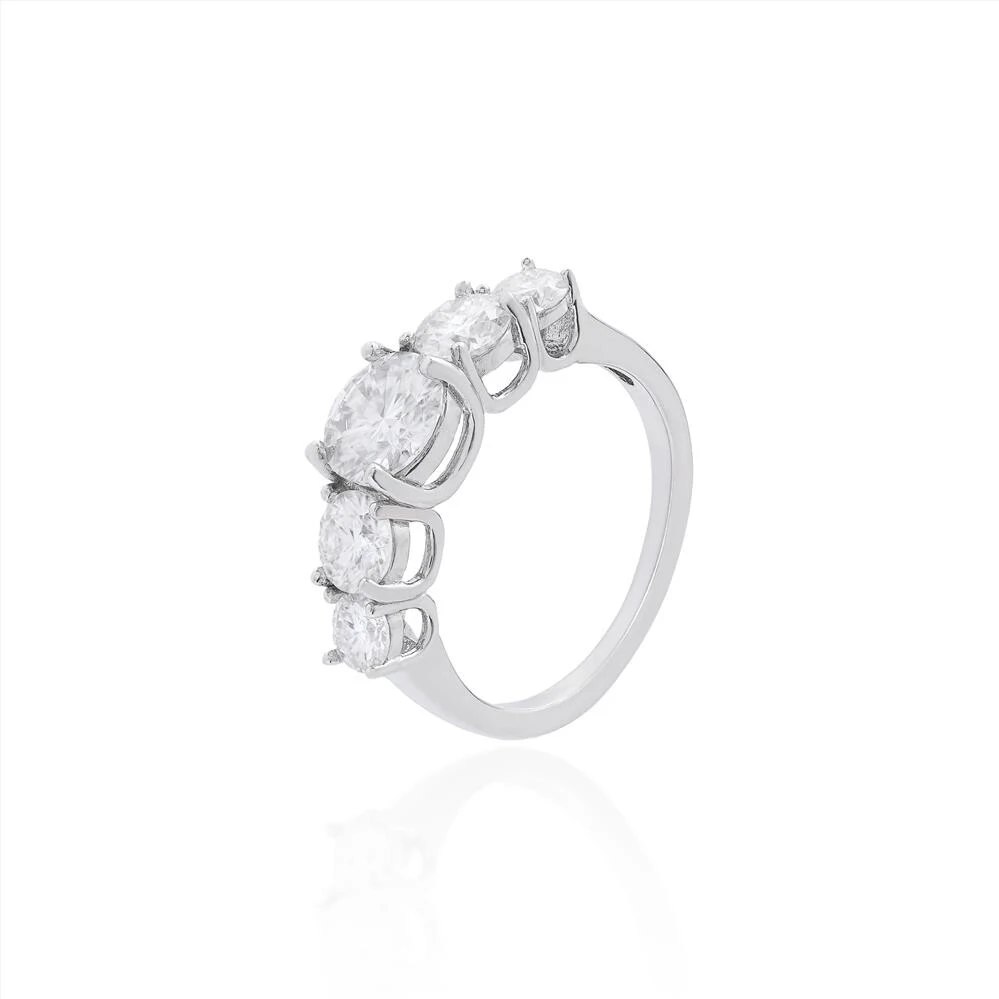 Foto Anel Crown Moissanite