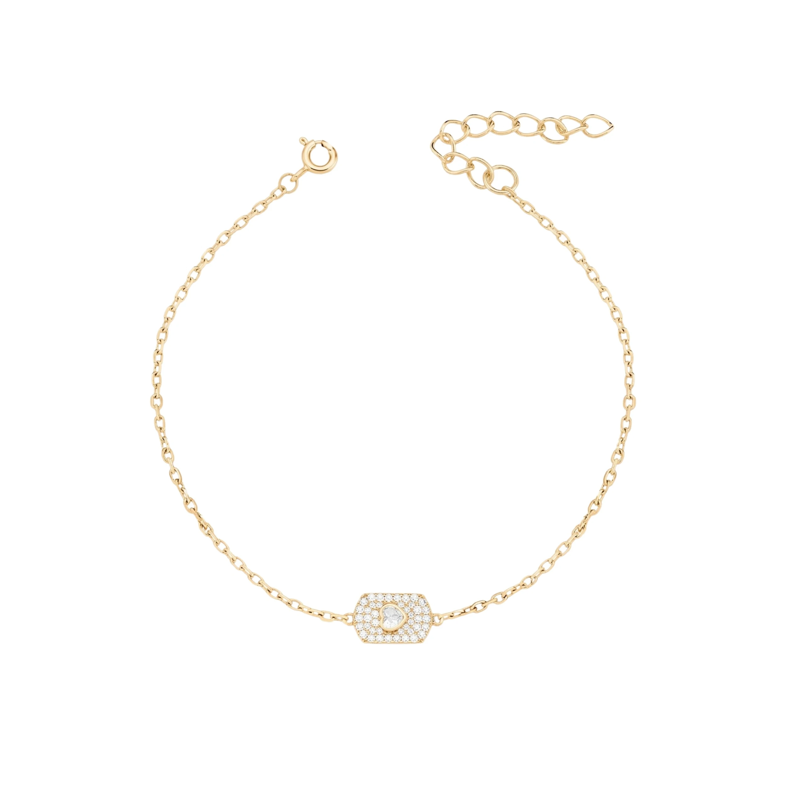 Foto Pulseira Dourada Amore Gold