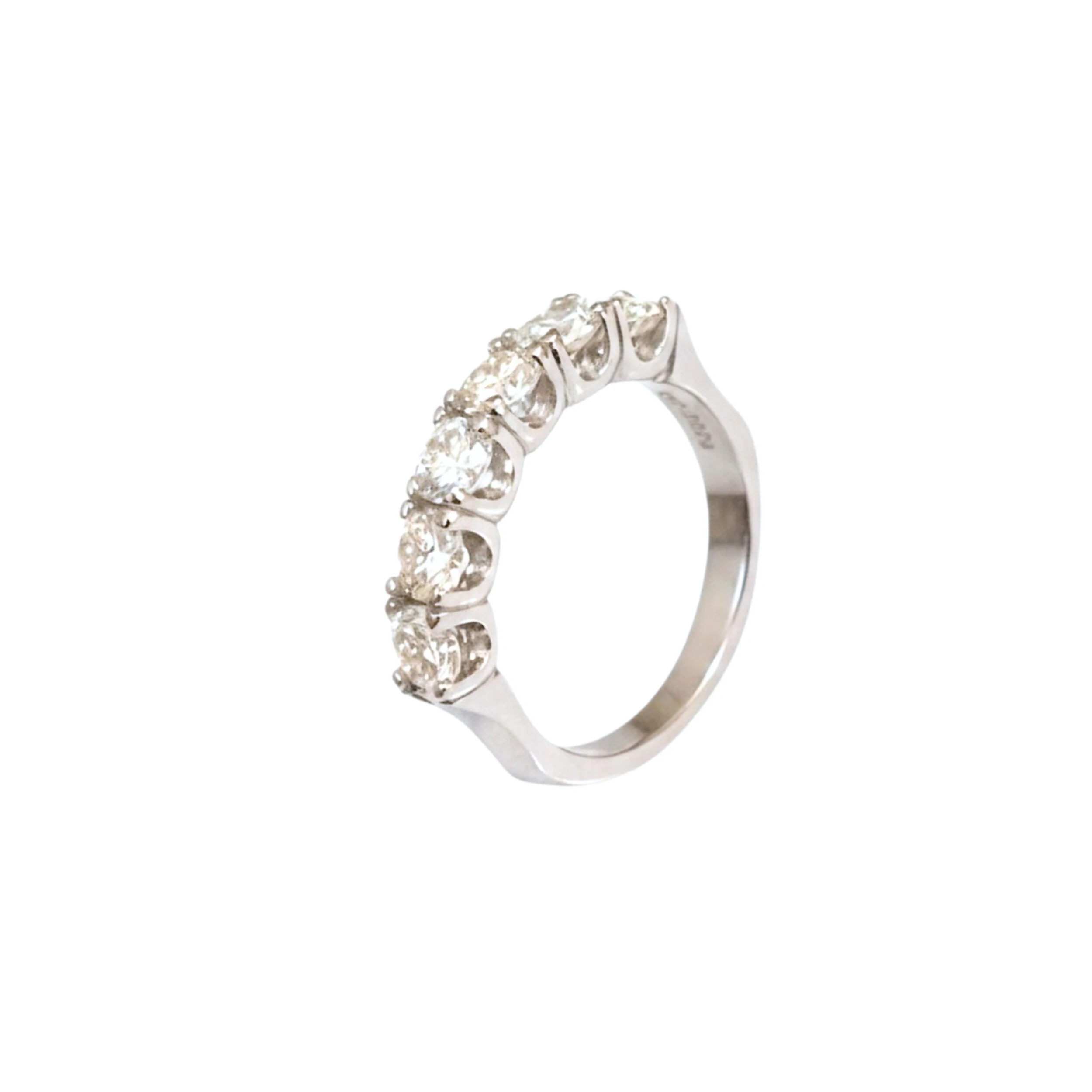 FotoMeia Aliança Anatômica Moissanite 4mm