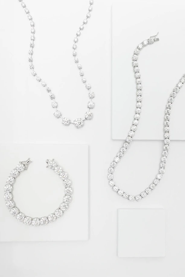 Foto Colar Riviera Fio Faca Moissanite