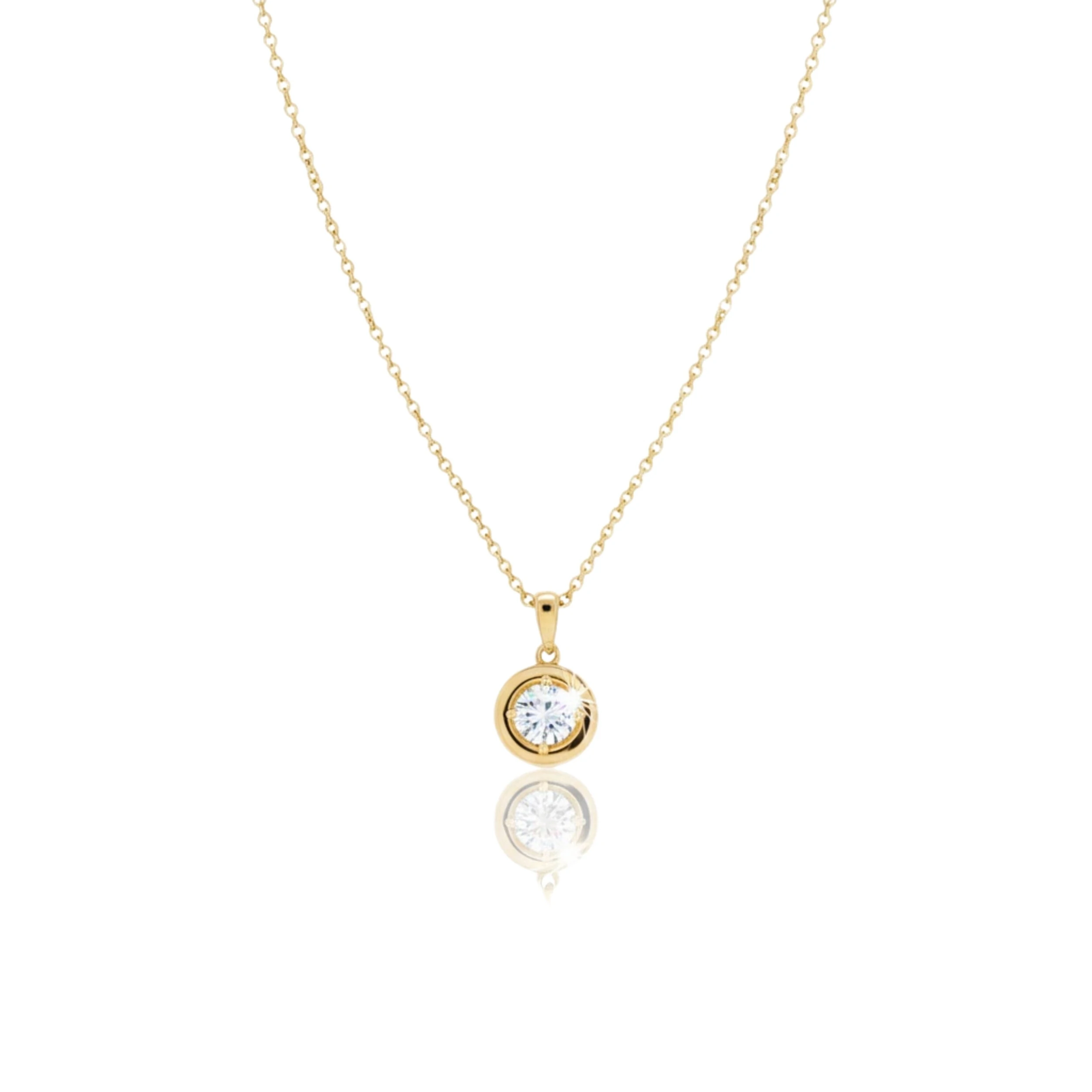 FotoColar Golden Dot Moissanite