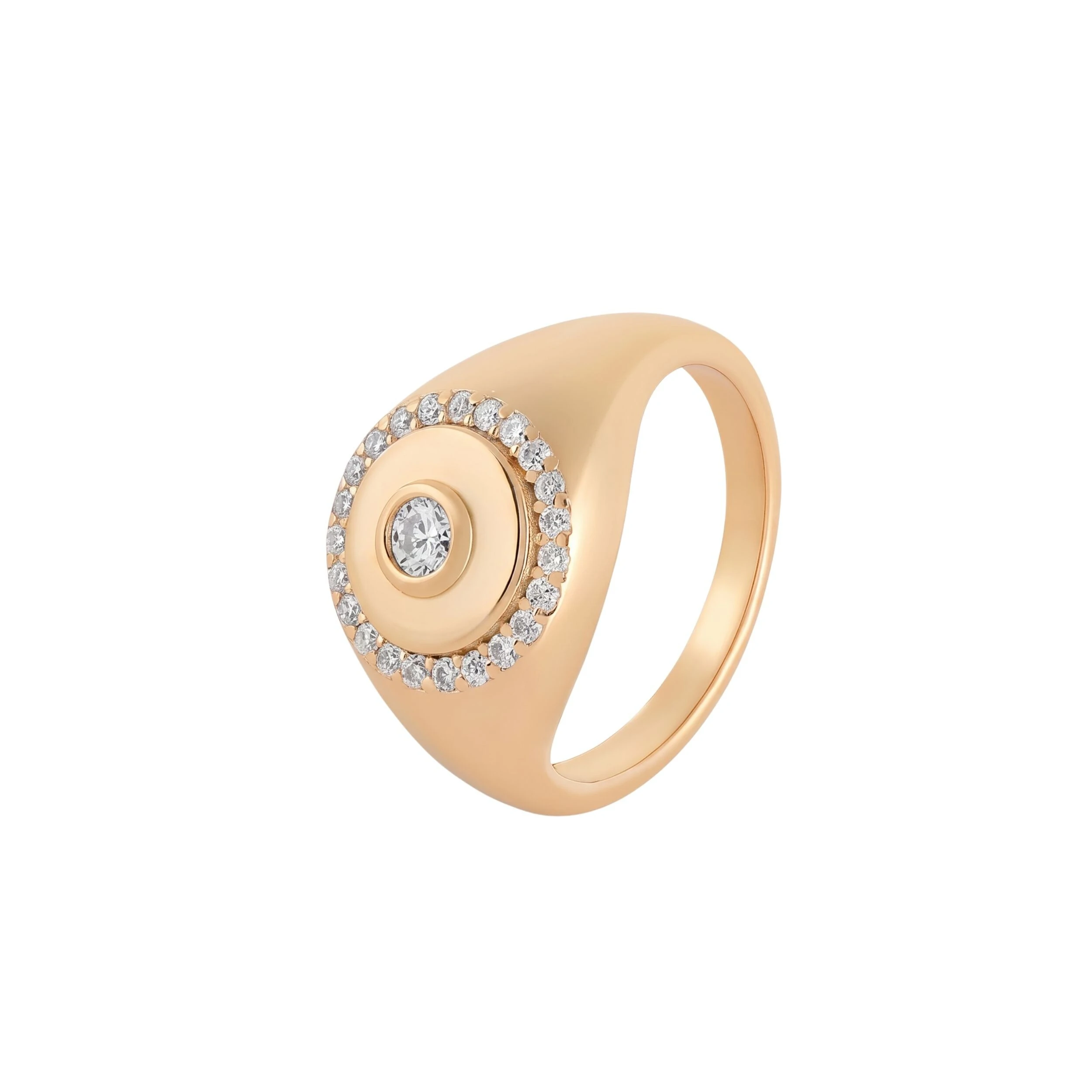 Foto Anel Inglesa Moissanite
