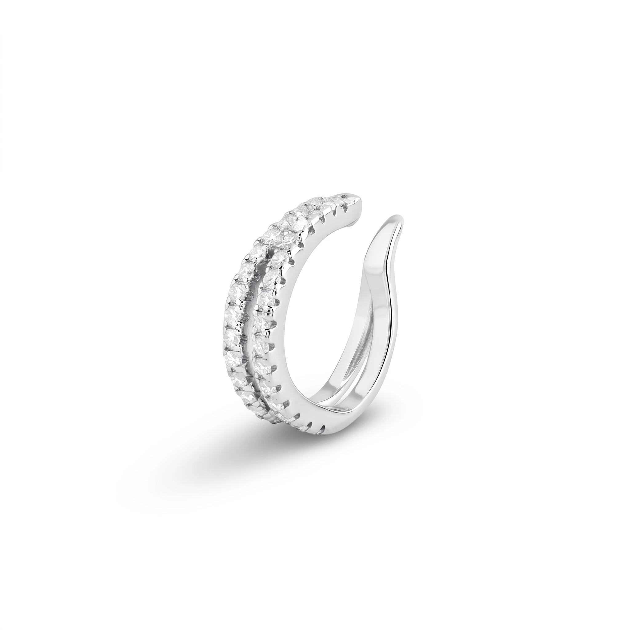 Foto Fake Piercing V Moissanite
